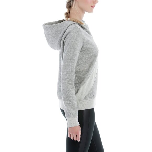 Lole Women's Brown Mock Neck Cropped Frances Pullover Hoodie Size L - Picture 3 of 8